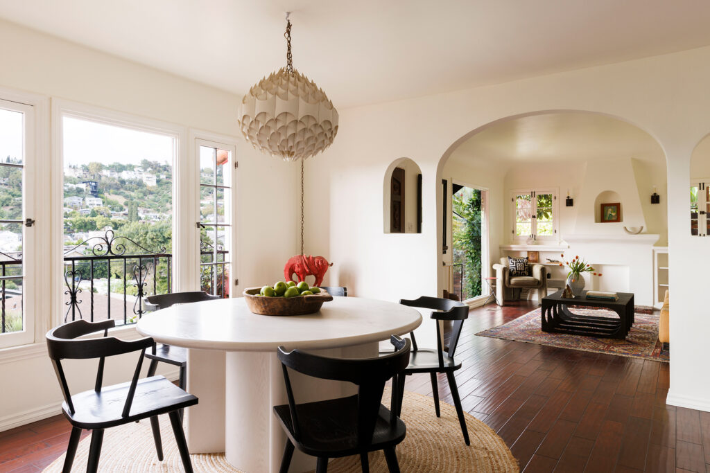 Dining Room in Pink Mount Washington House