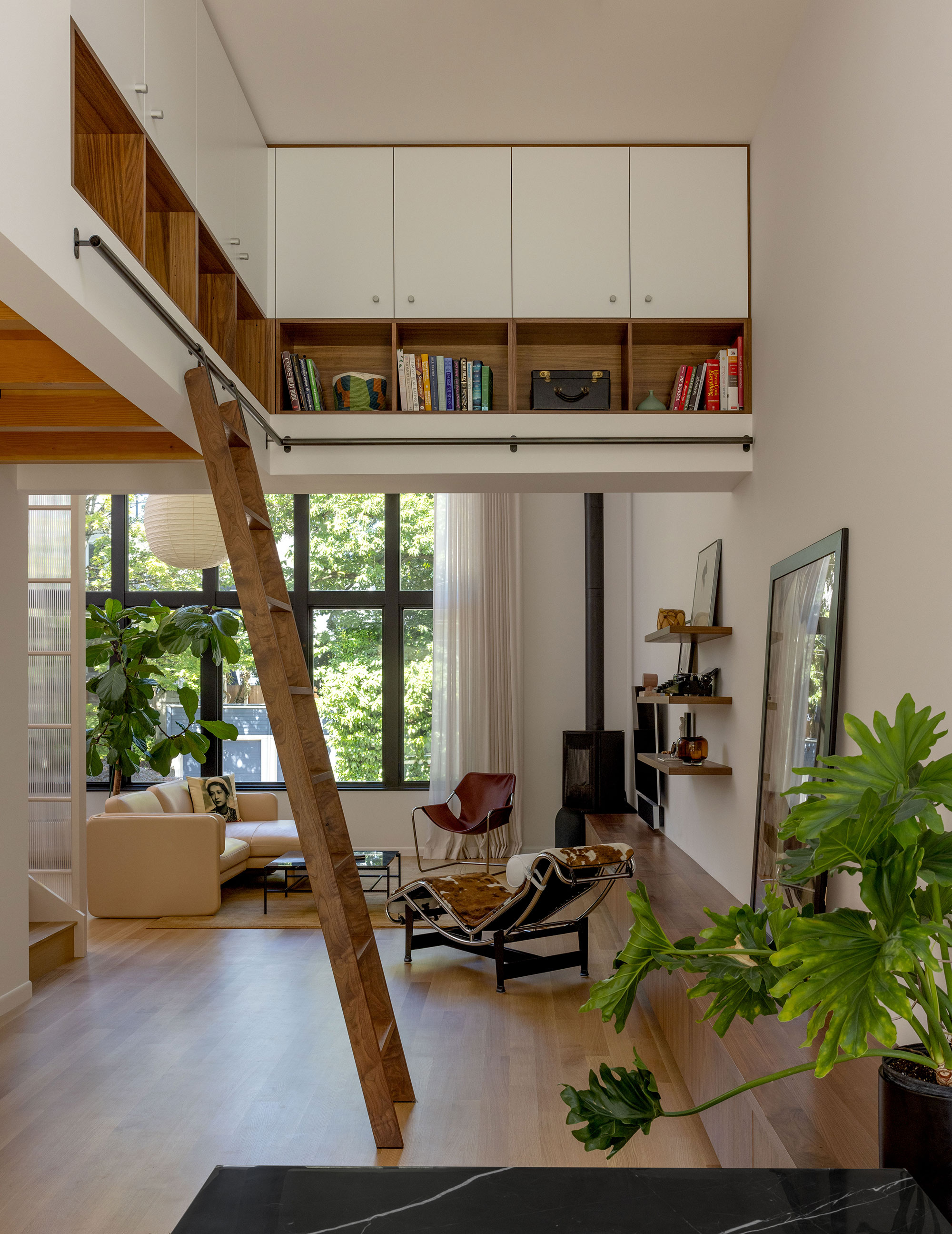 Dining Room Seattle Art Studio House by SHED Architecture