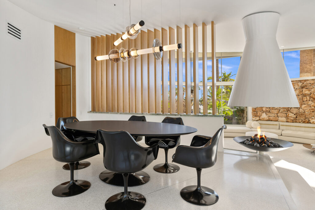 Dining Room in The Alexander House 1960 Elvis Honeymoon House