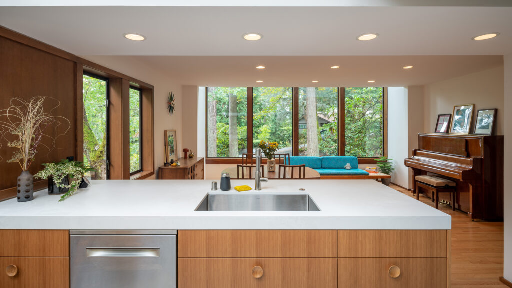 Dining Room View in Mercer Island