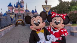 Mickey and Minnie at Disneyland Resort in California