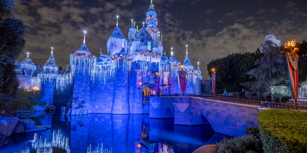 Disneyland Castle Holiday