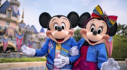 Mickey and Minnie at Disneyland