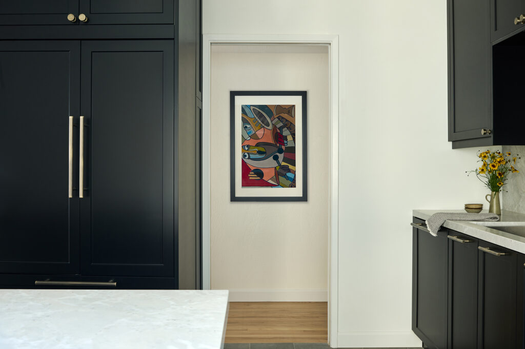 Door in Oakland Kitchen by LH.Designs