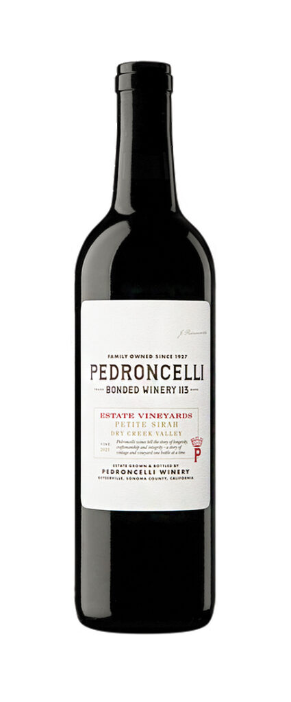 2022 Pedroncelli Petite Sirah, Dry Creek Valley