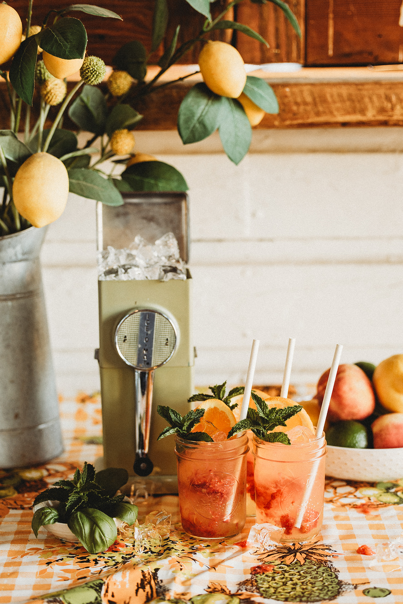 Drink Your Garden Cocktails with Herb Garnish