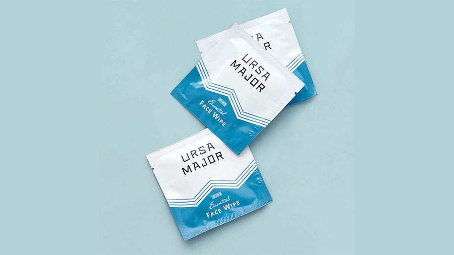 Ursa Major 4-in-1- Face Wipe individually wrapped