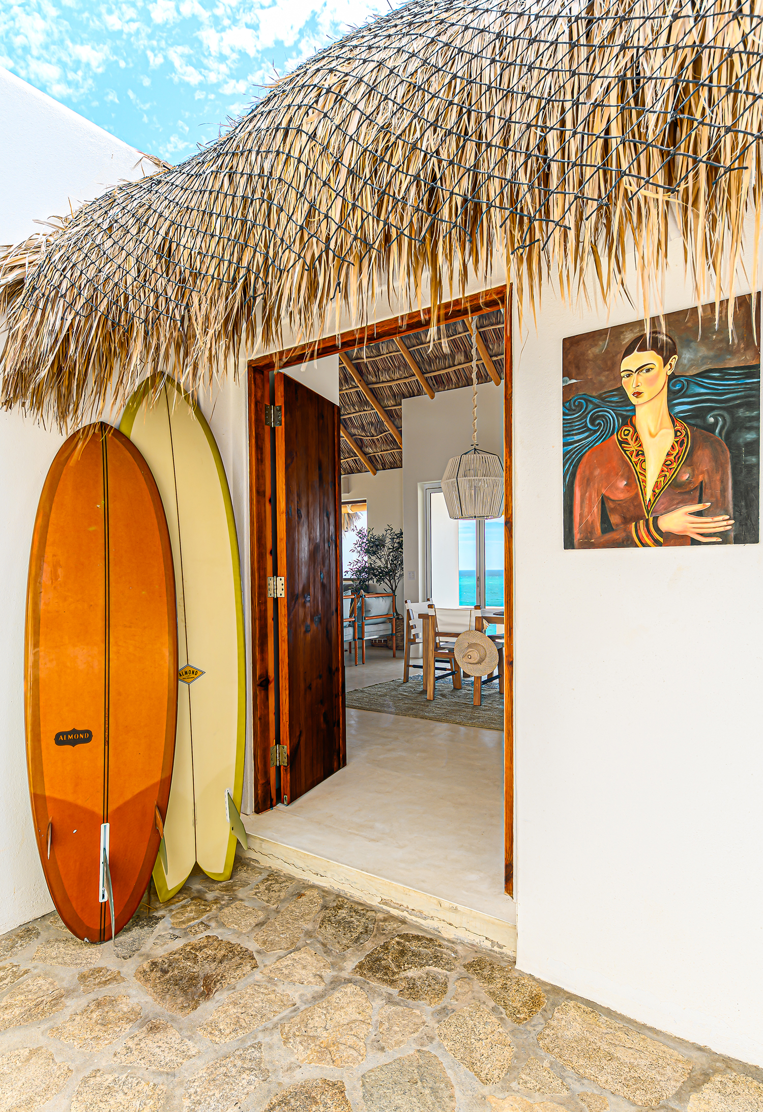 Entrance in Baja House by Raili Clasen