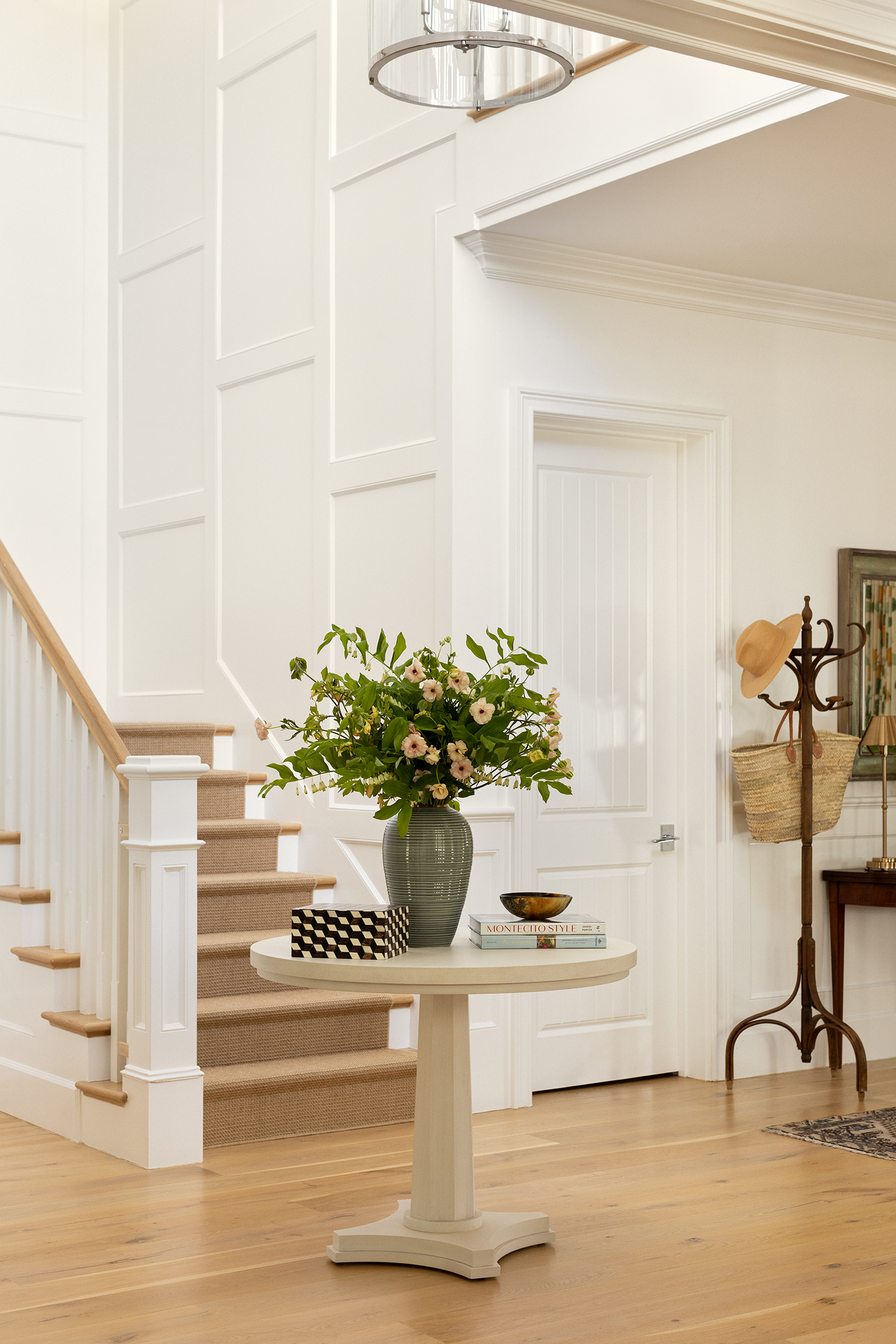 Entry Table in Sherman Oaks House by Heath Interiors