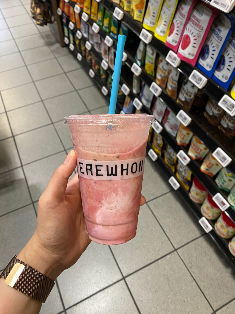 Erewhon Strawberry Glaze Smoothie