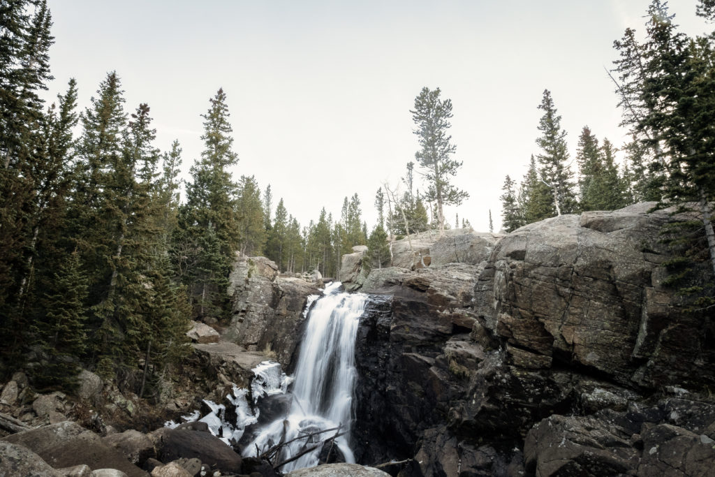 Alberta Falls at Rocky Mountain National Park