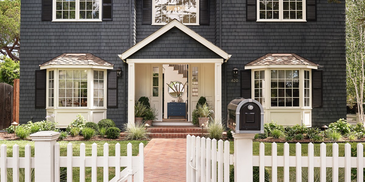 Exterior Cape Cod House by MEM Interiors