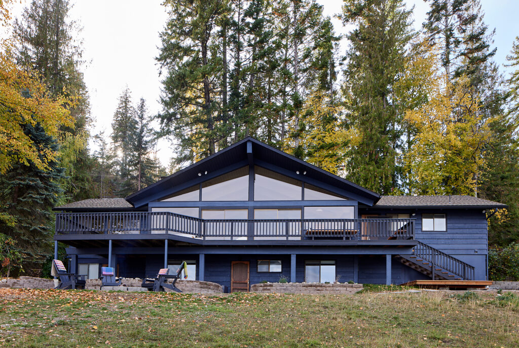 Exterior in Idaho Cabin by Lucas Browning Design