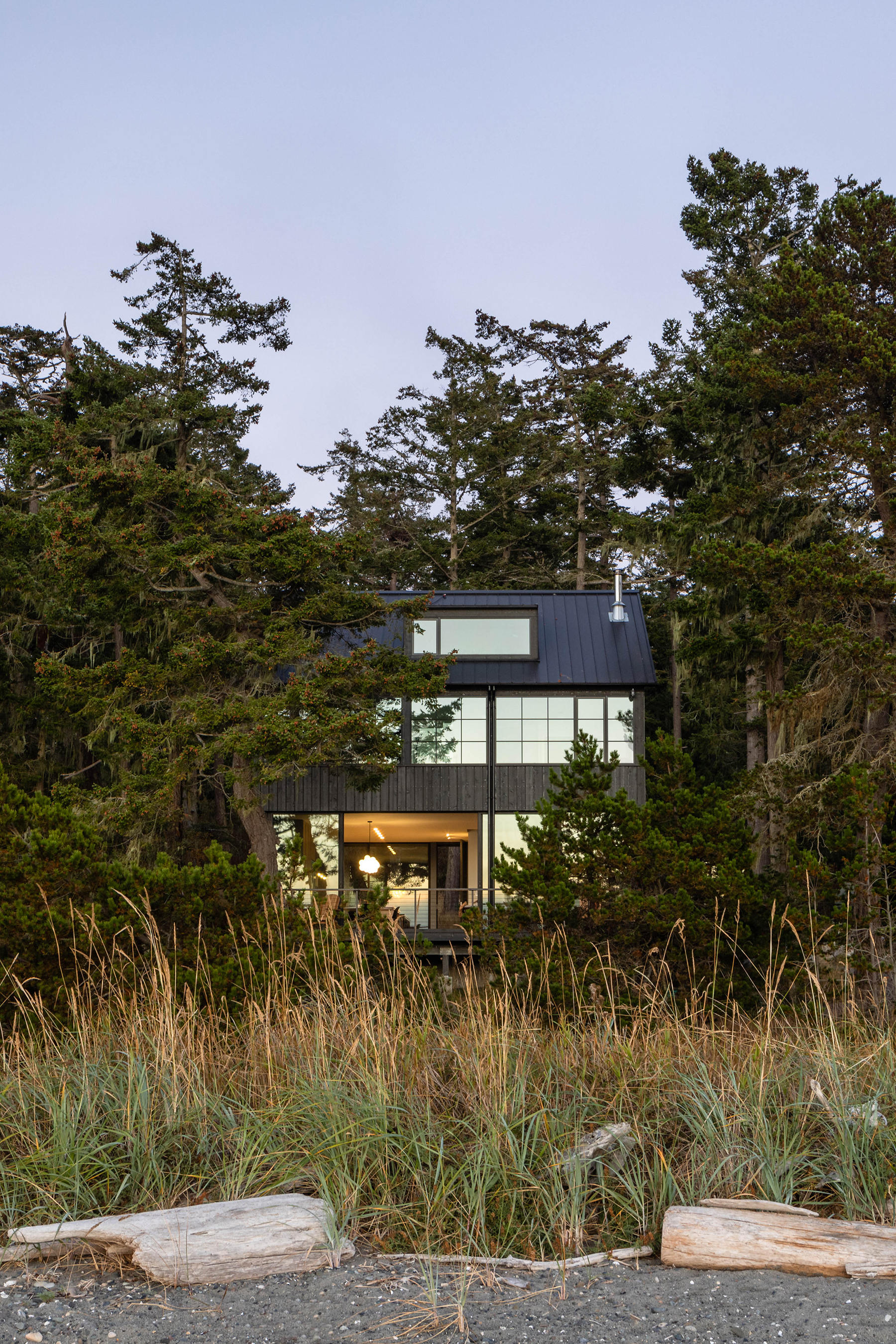 Exterior of Lopez Island House