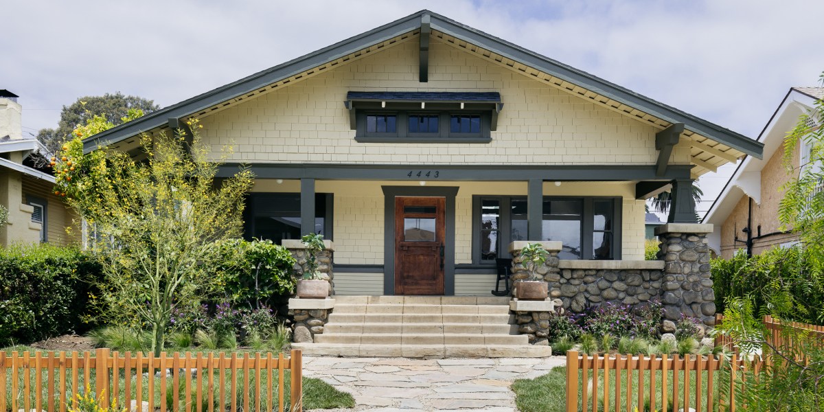 Exterior in Los Feliz Craftsman by Ome Dezin