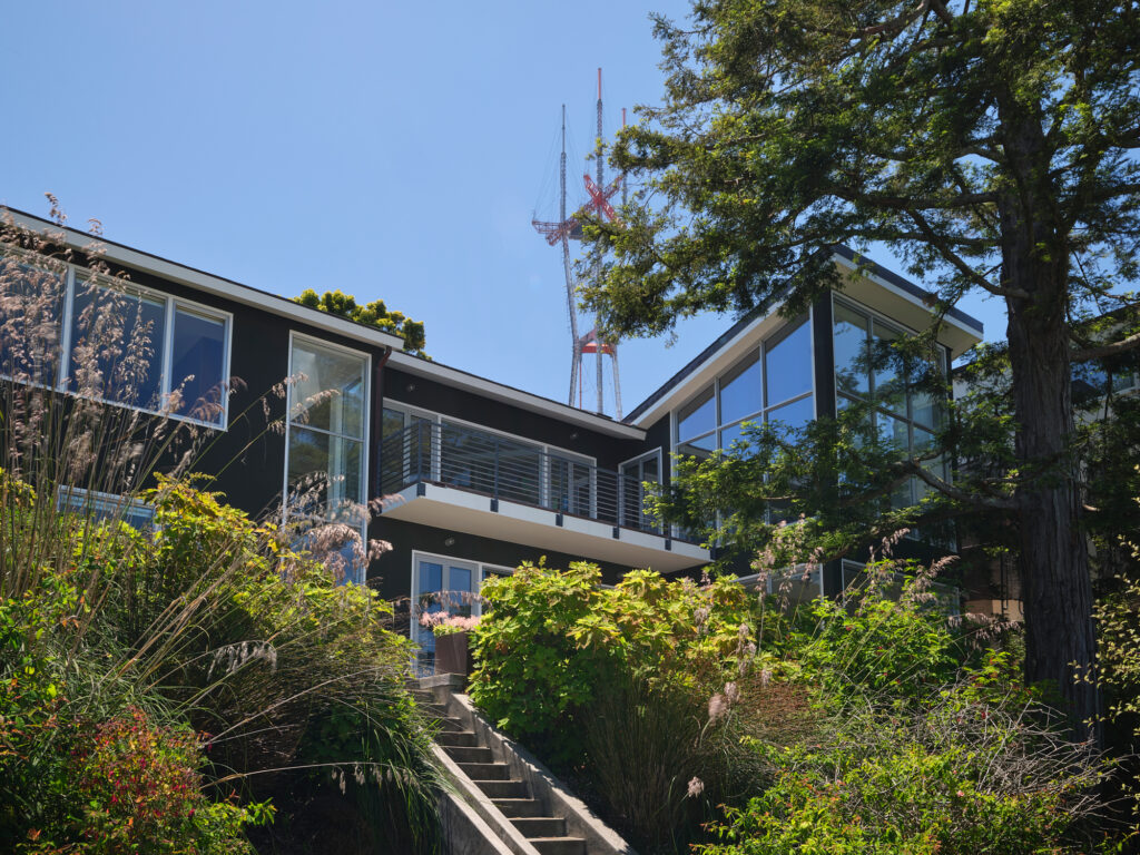 Exterior in SF Ranch House by MDA
