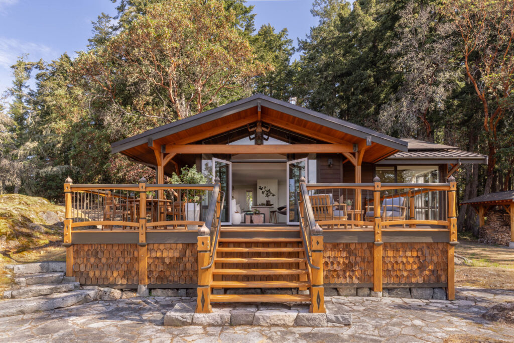 Exterior Orcas Island Cottage