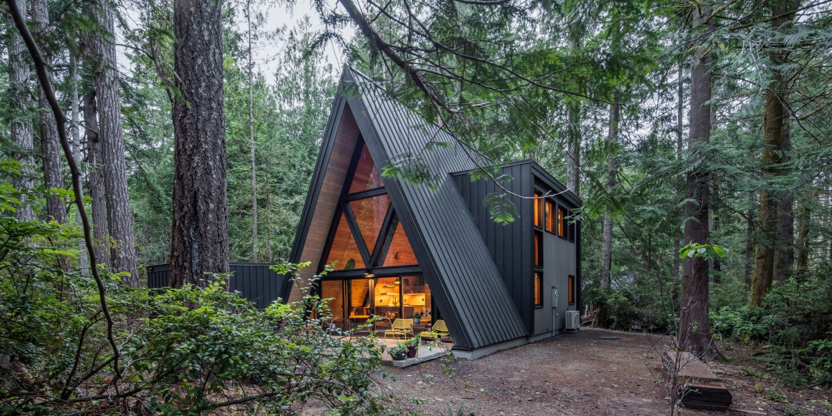 Exterior in Puget Sound A-Frame by Artisan Group