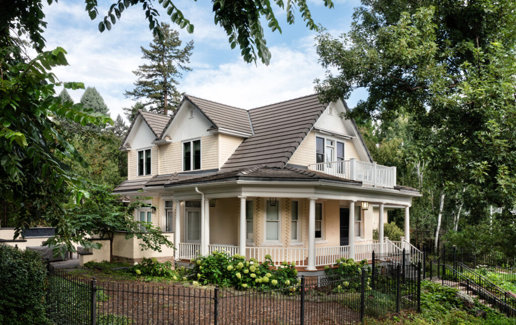 Exterior of Victorian Home in Boulder by Emily Tucker