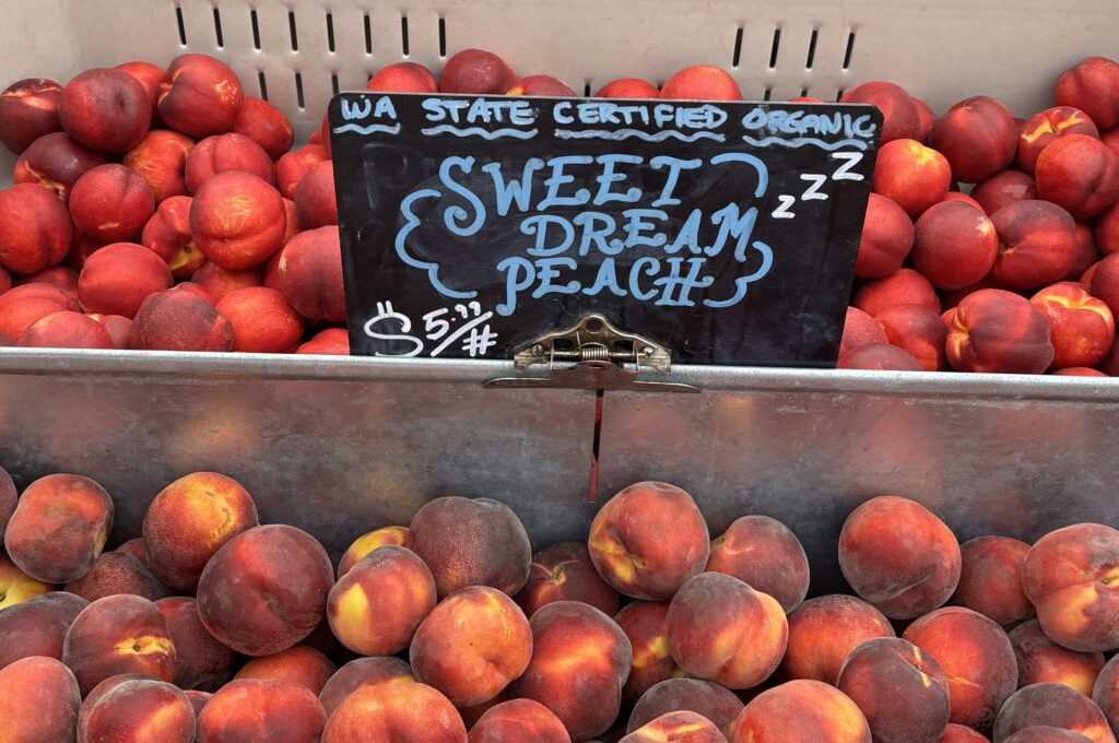 Farmers Market Peaches