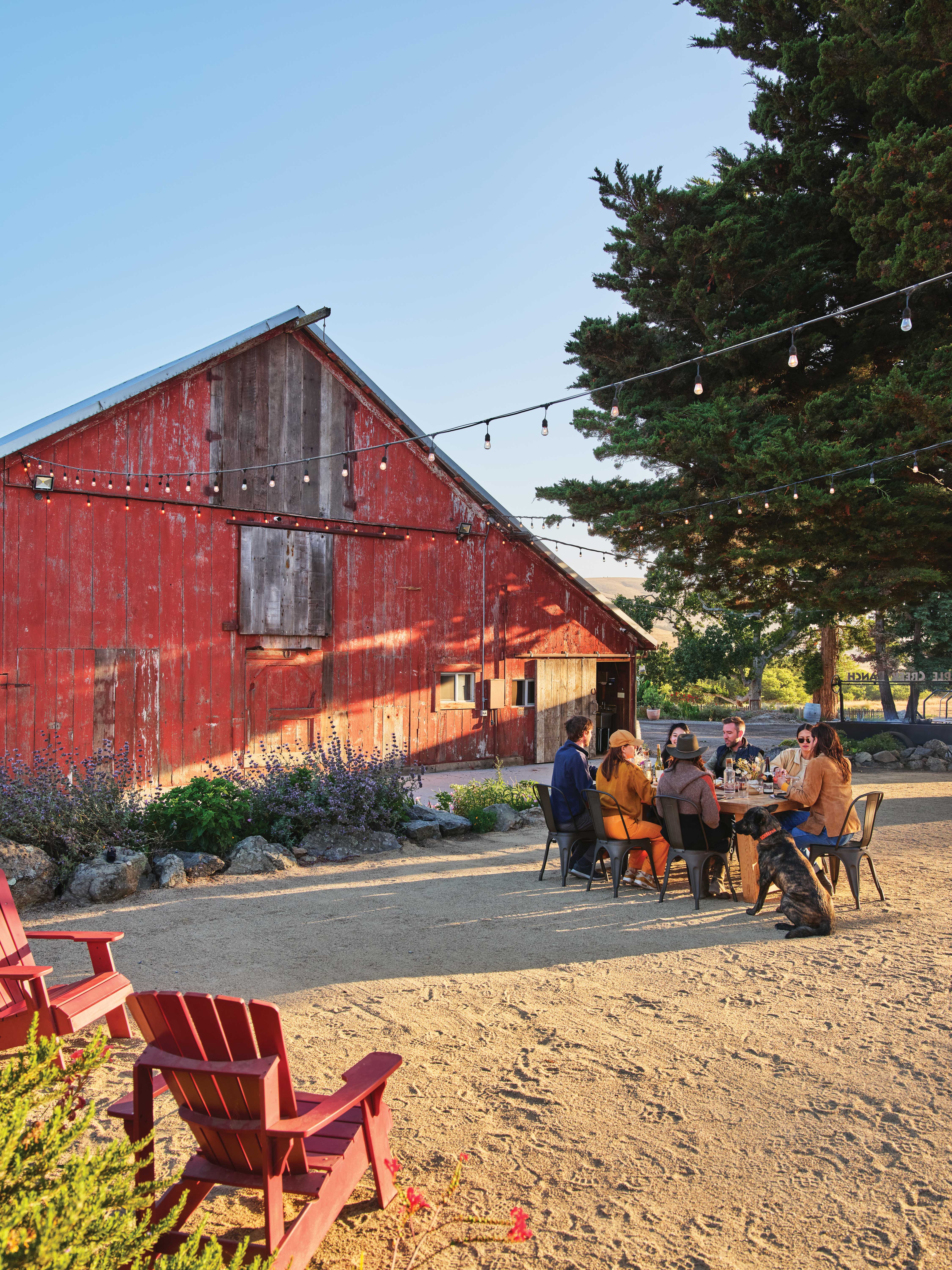 Al Fresco Dining by the Barn