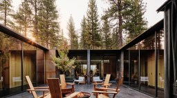 The CAMPout house above Lake Tahoe, designed by Faulkner Architects
