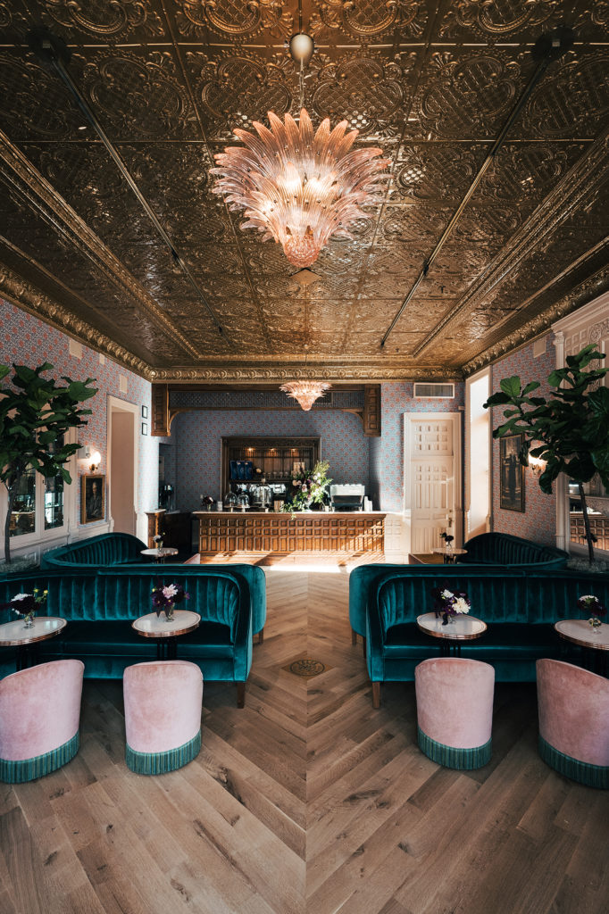 Felix Roasting Co at Hotel Jerome interior