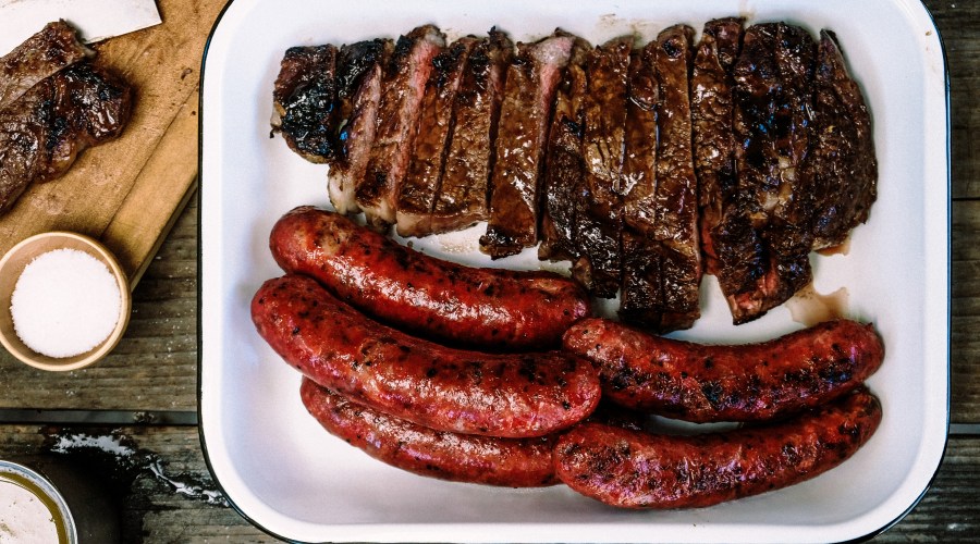 Grilled Salpicao-Style Rib-Eye Steaks