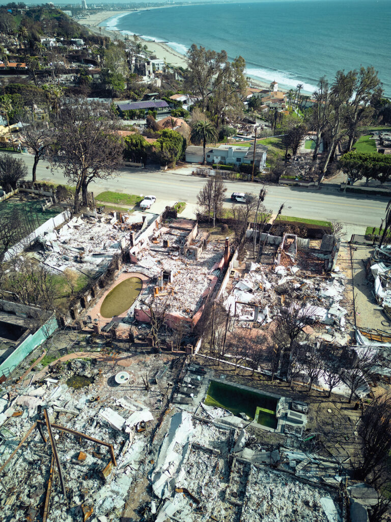 Palisades Fire Residential Foundations and Pools