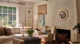 Fireplace in Jennifer Miller Silver Lake House