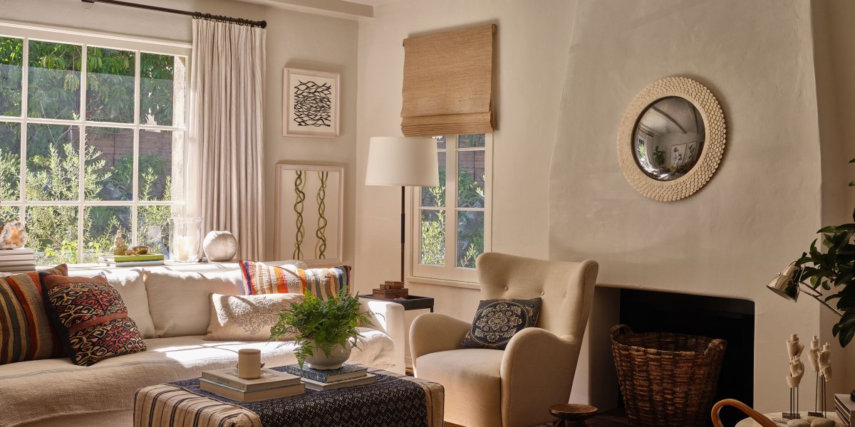 Fireplace in Jennifer Miller Silver Lake House