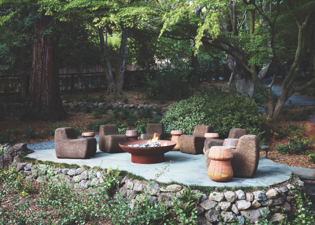 Fire Pit and Outdoor Furniture
