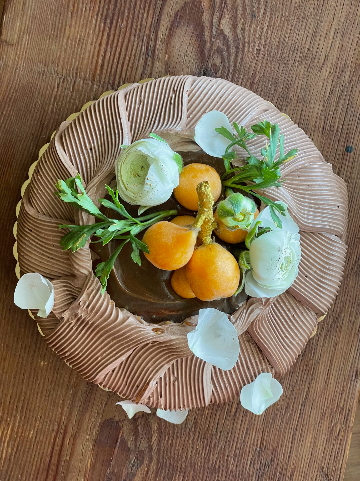Flower and Fruit Cake