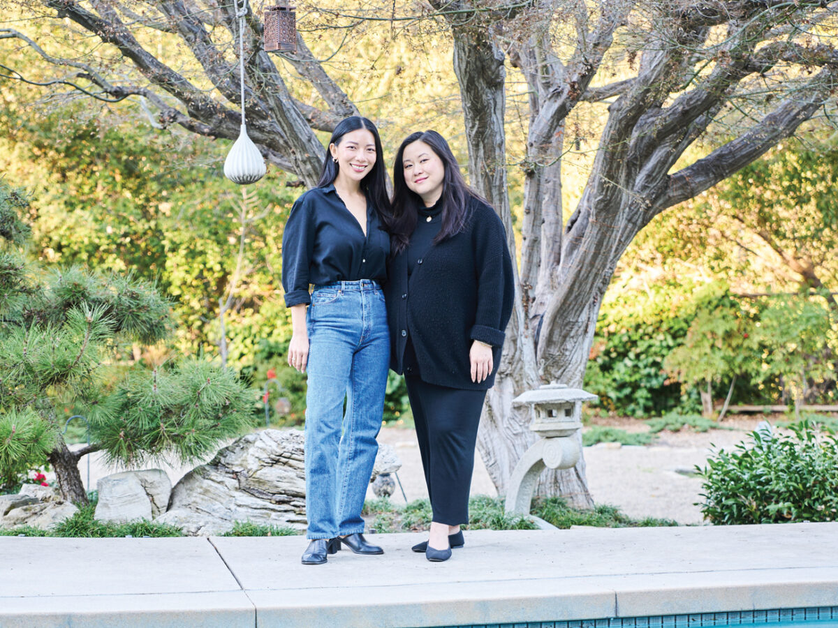 Stephanie Hjelmeseth and Gao Jing