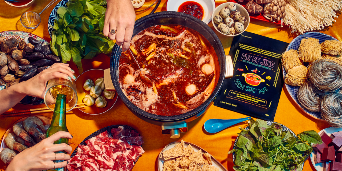 fly by jing hot pot at home set up