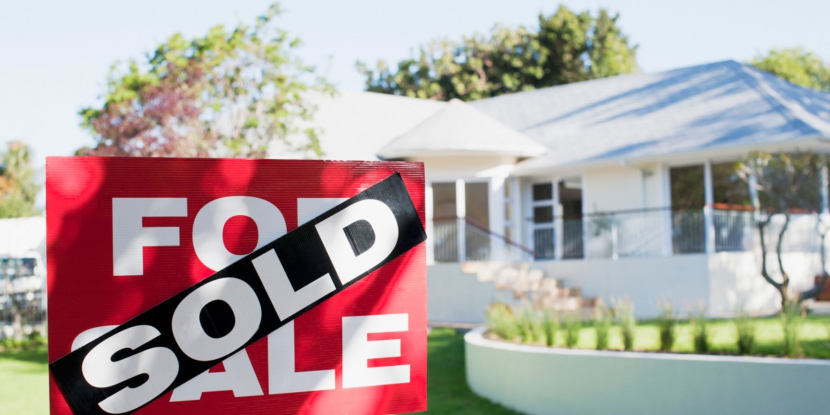 For Sale Sold Sign Real Estate