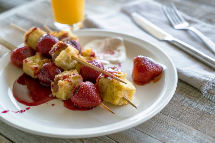 Strawberry French Toast Kebabs