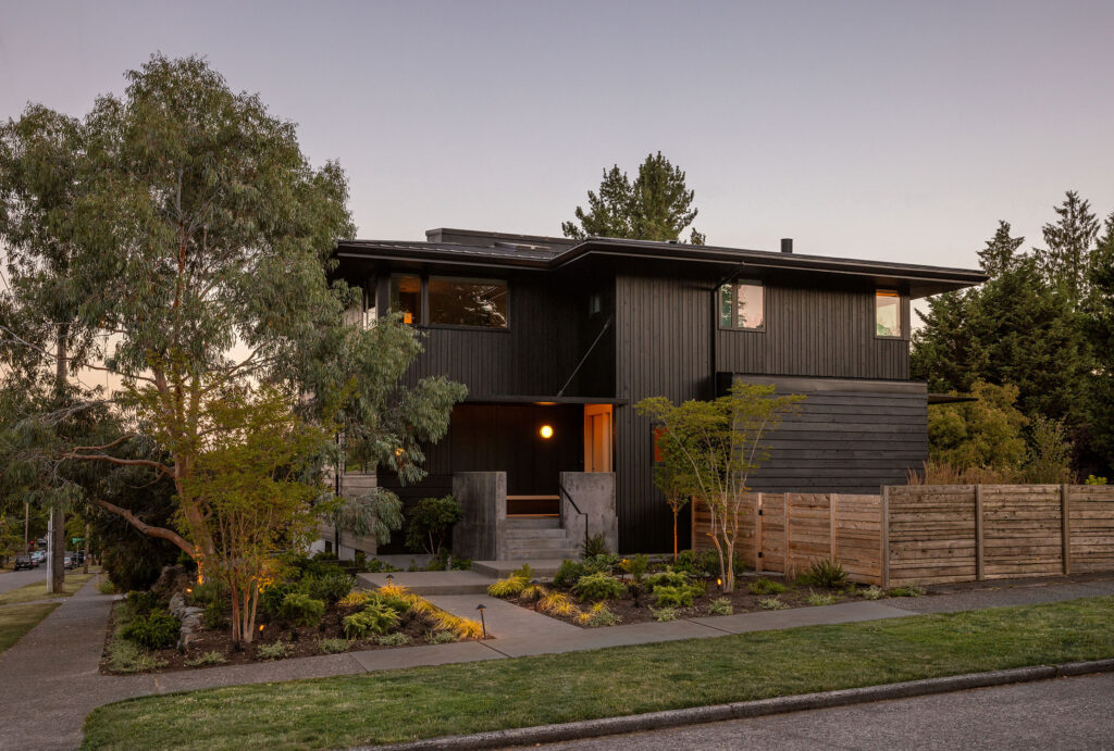 Front Exterior Seattle House by Analog Architecture and Design