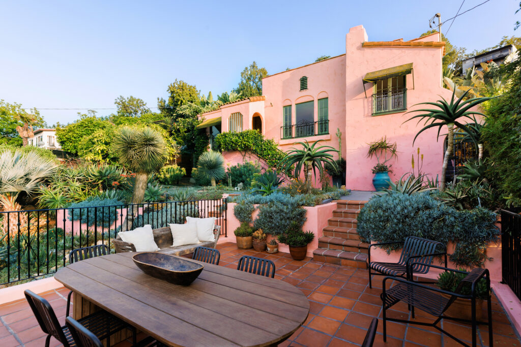 Front Patio in Pink Mount Washington House