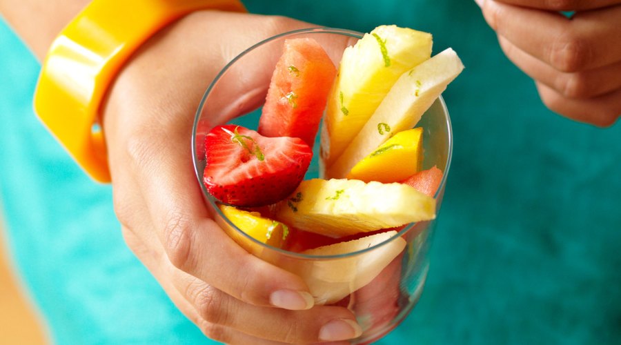 Fruit Cocktail with Margarita Dressing
