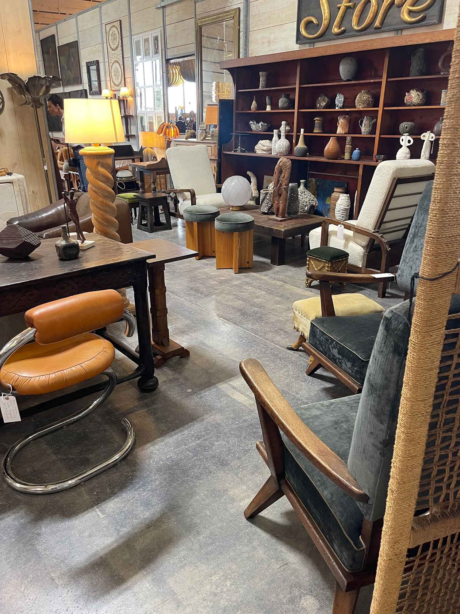 Furniture and Home Decor at Round Top Antiques Fair