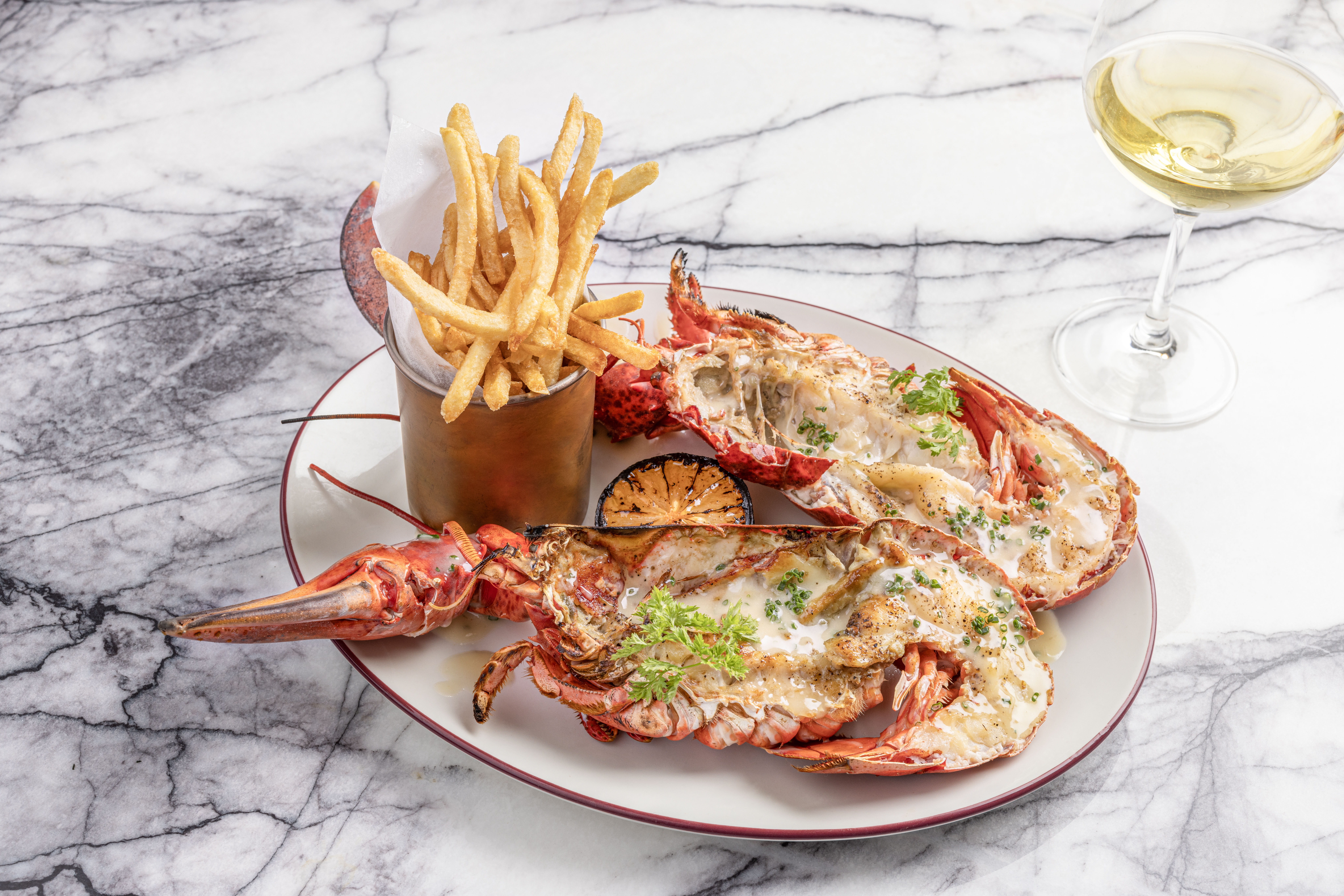 lobster-avec-frites-at-brasserie-b-by-bobby-flay-at-caesars-palace-las-vegas