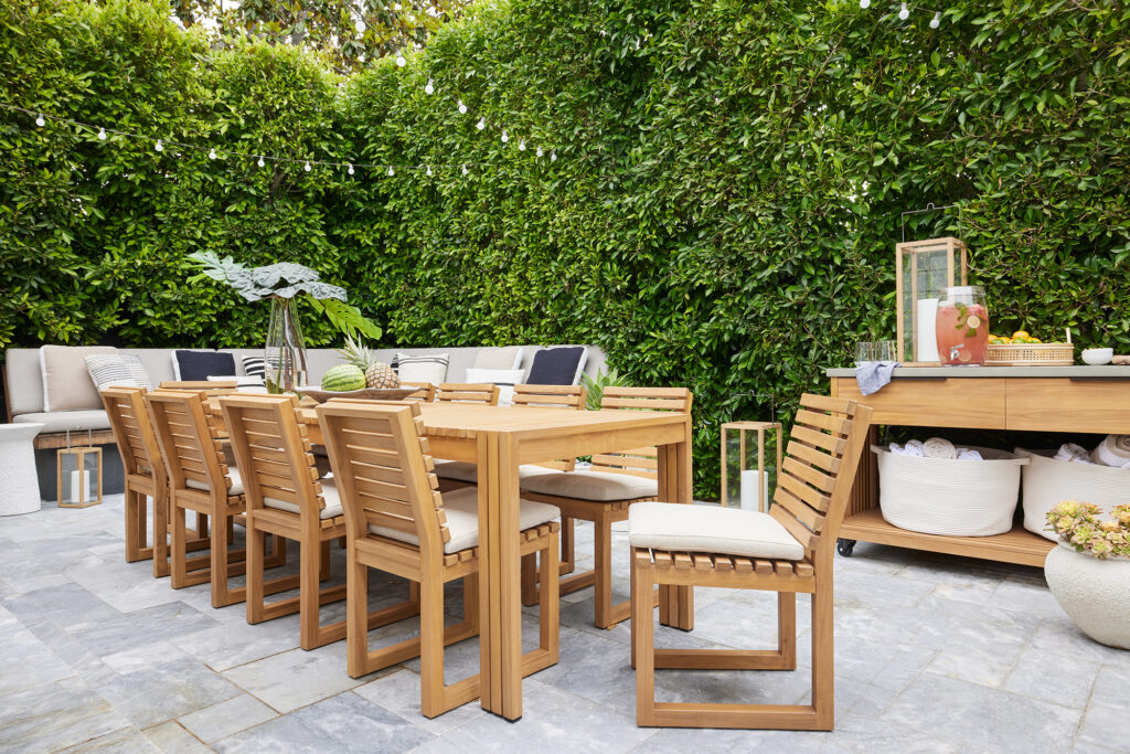 Gaby Dalkin Crate & Barrel Outdoor Dining