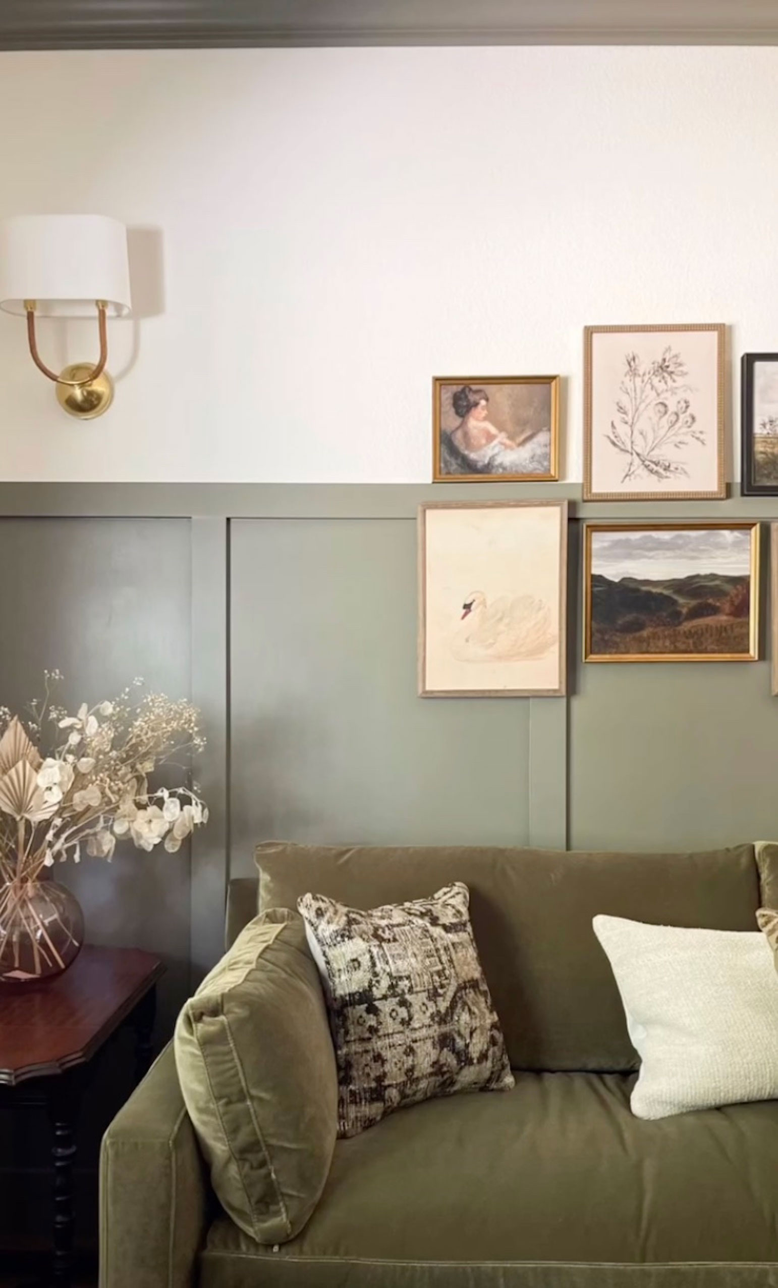 Gallery Wall Sofa by Molly Erin Designs