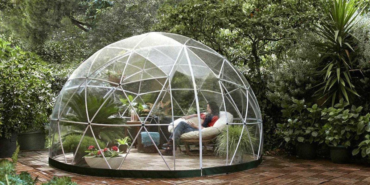 Garden Dome Exterior, for Glamping