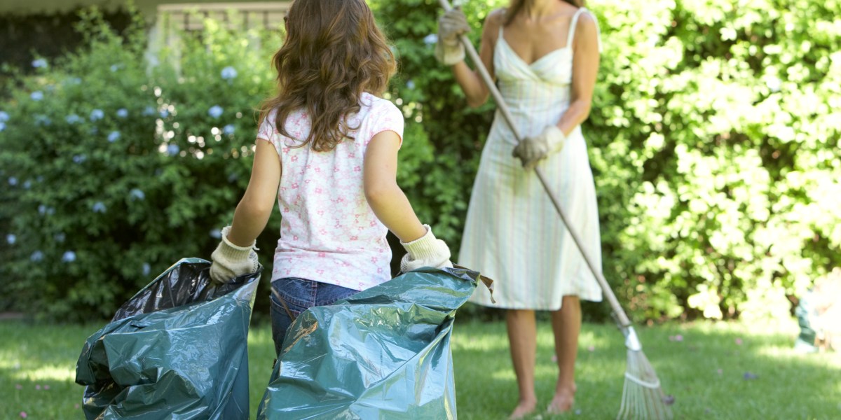 garden spring cleaning