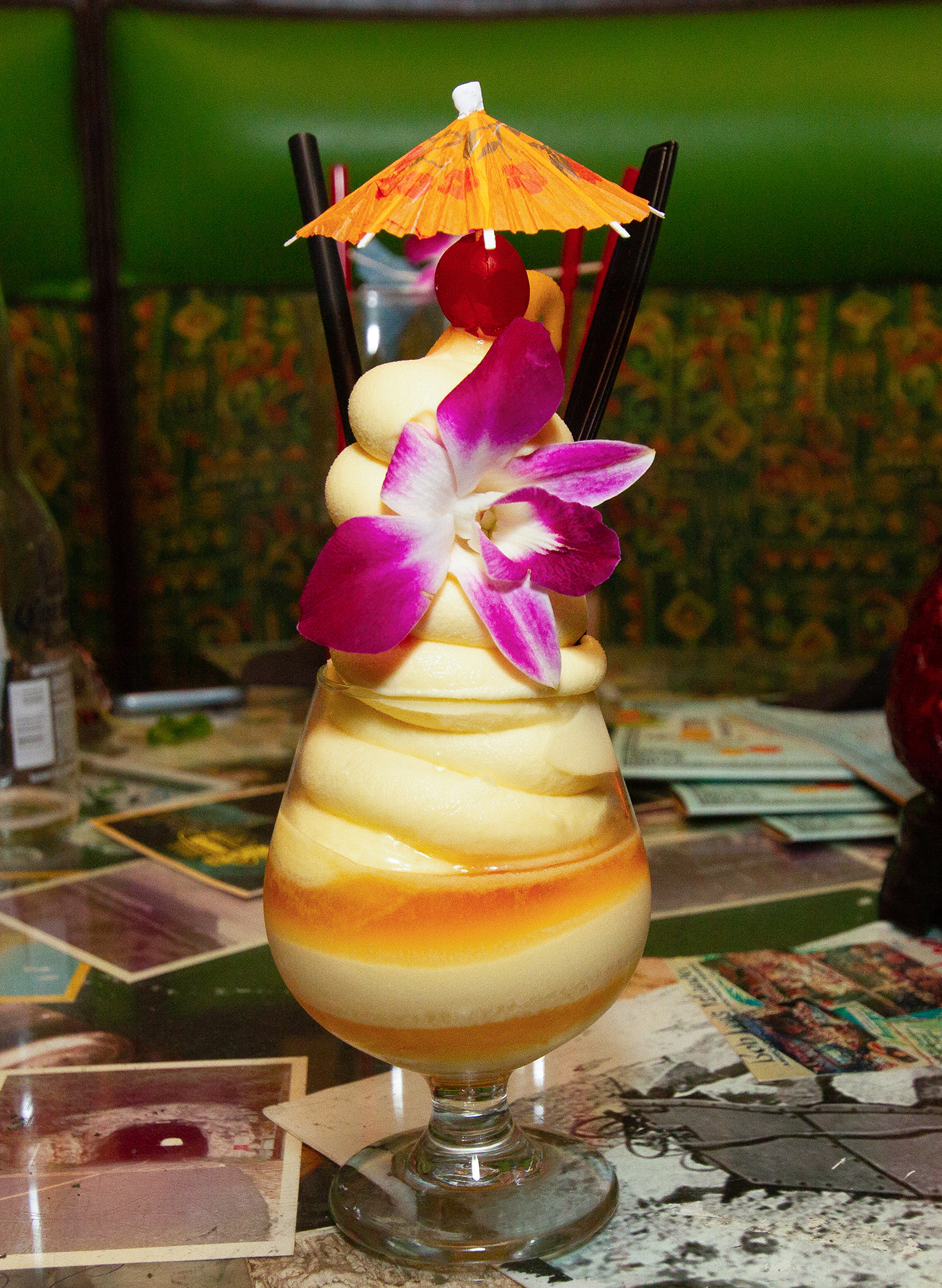 Golden Tiki Dole Whip Cocktail