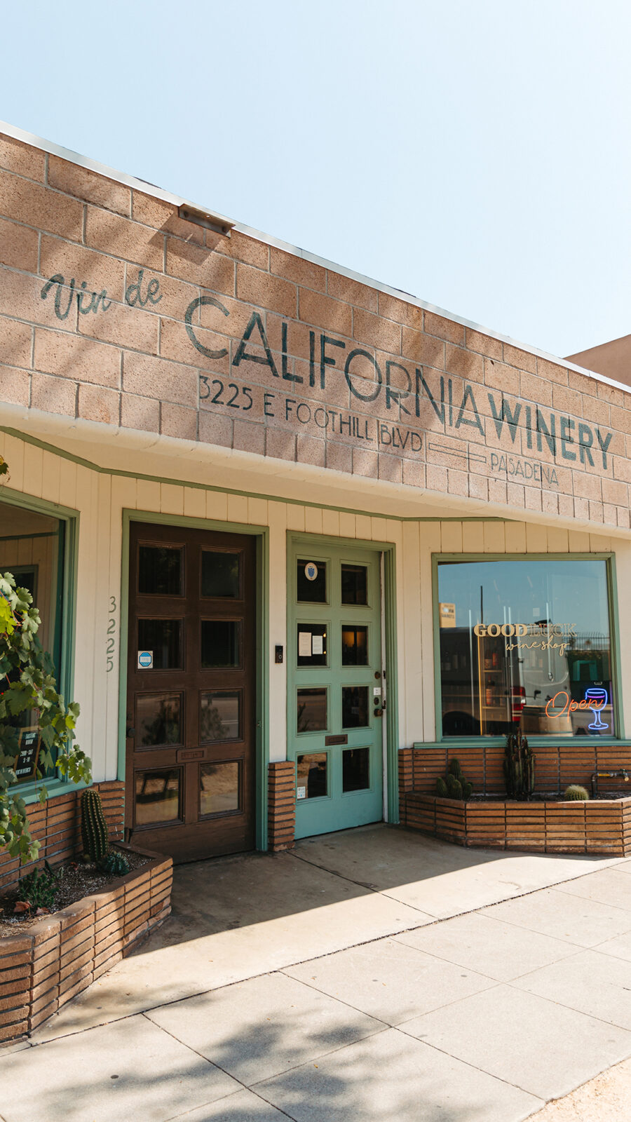 Good Luck Wine Shop Exterior