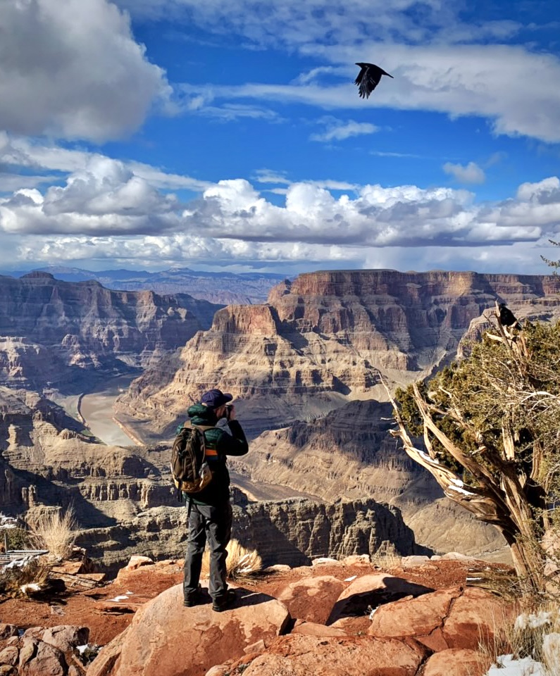 J.D Simkins at the Canyon Rim