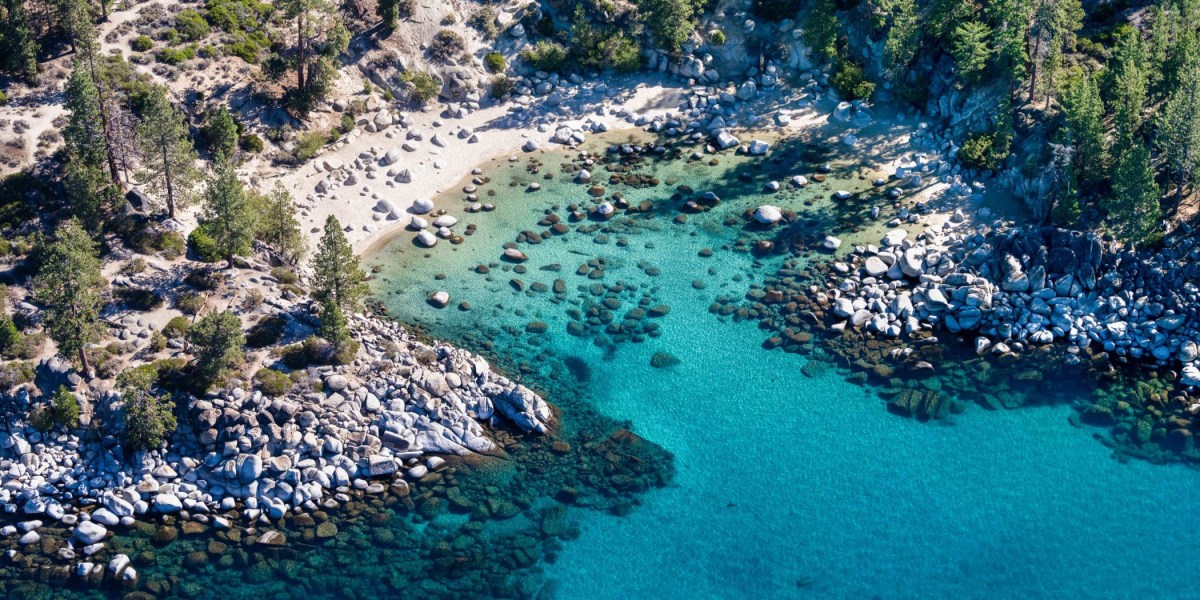 Gray Malin Secret Cove Beach Lake Tahoe